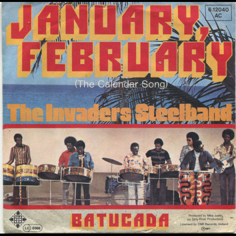 Invaders Steelband, The - January, February (The Calendar Song) (1977) [7"]