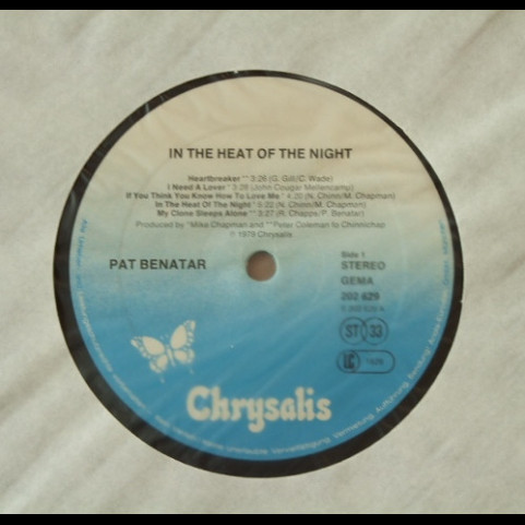 Pat Benatar - In The Heat Of The Night (1980) [1LP]