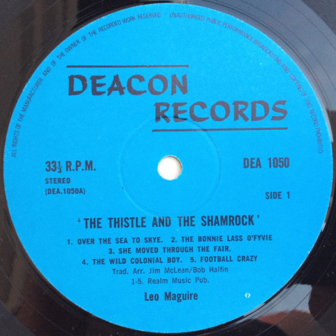 Leo Maguire (2) - The Thistle & The Shamrock (1971) [1LP]