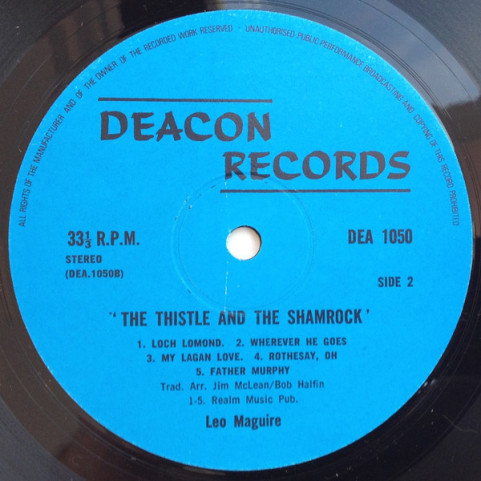 Leo Maguire (2) - The Thistle & The Shamrock (1971) [1LP]