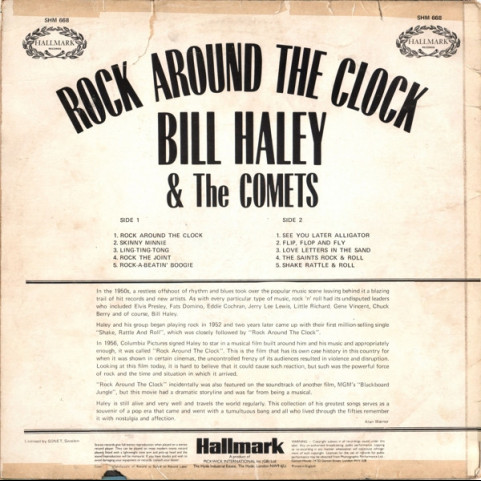 Bill Haley And His Comets - Rock Around The Clock (1970) [1LP]