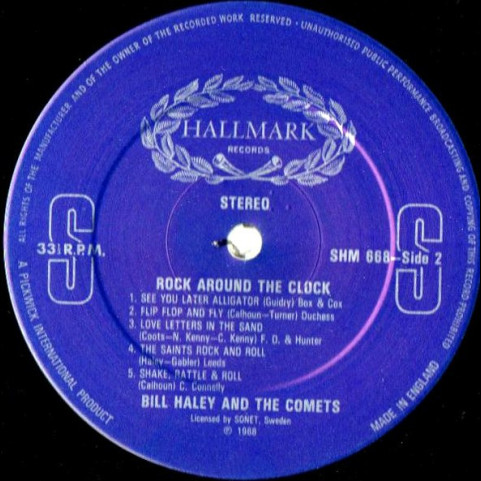 Bill Haley And His Comets - Rock Around The Clock (1970) [1LP]