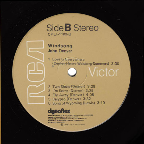 John Denver - Windsong (1975) [1LP]