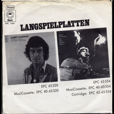 Albert Hammond - I'm A Train (1974) [7"]