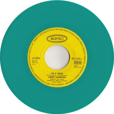 Albert Hammond - I'm A Train (1974) [7"]