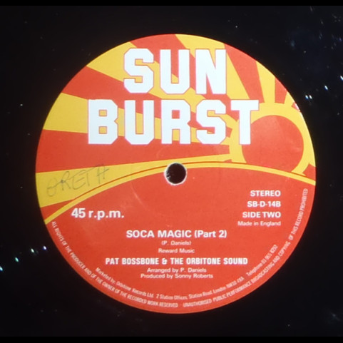 Pat Bossbone & Orbitone Sound, The - Soca Magic [12"]