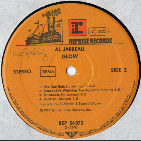 Al Jarreau - Glow [1LP]