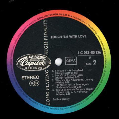 Bobbie Gentry - Touch 'Em With Love (1969) [1LP]