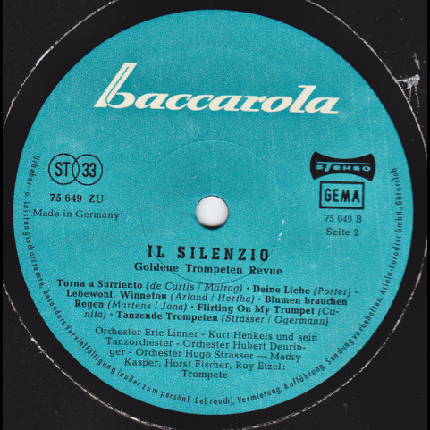 Various - Il Silenzio - Goldene Trompeten Revue [1LP]