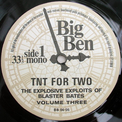 Blaster Bates - TNT For Two (The Explosive Exploits Of Blaster Bates Volume Three) (1969) [1LP]