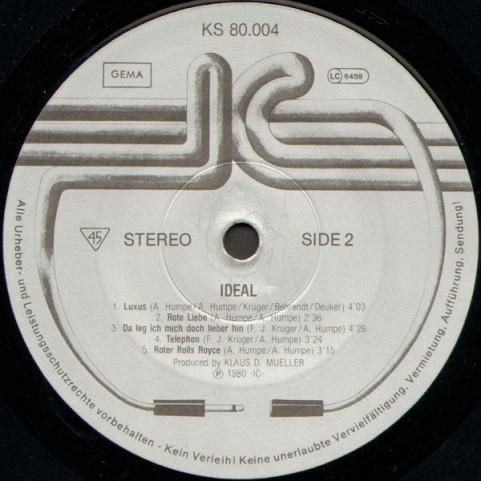 Ideal (3) - Ideal (1980) [1LP]