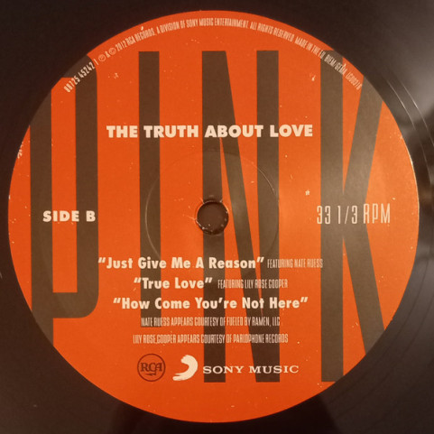 P!nk - The Truth About Love (2012) [2LP]