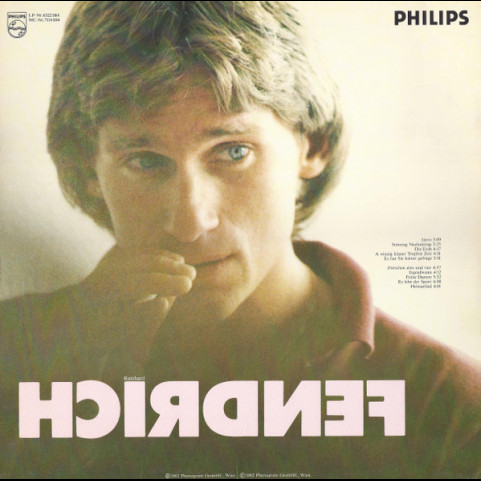 Rainhard Fendrich - Zwischen Eins Und Vier (1982) [1LP]