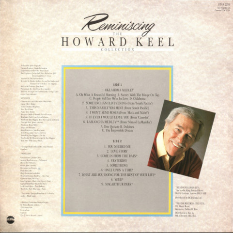 Howard Keel - Reminiscing (The Howard Keel Collection) (1985) [1LP]