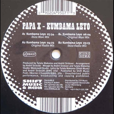 Papa X - Kumbama Leyo (2000) [12"]