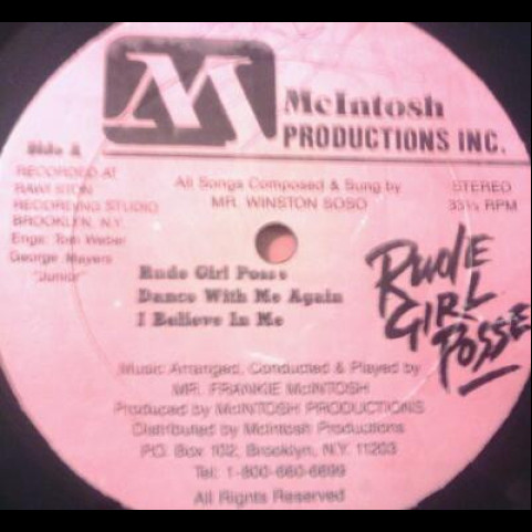 Winston Soso - Rude Girl Posse (1990) [1LP]