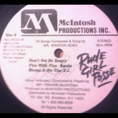 Winston Soso - Rude Girl Posse (1990) [1LP]