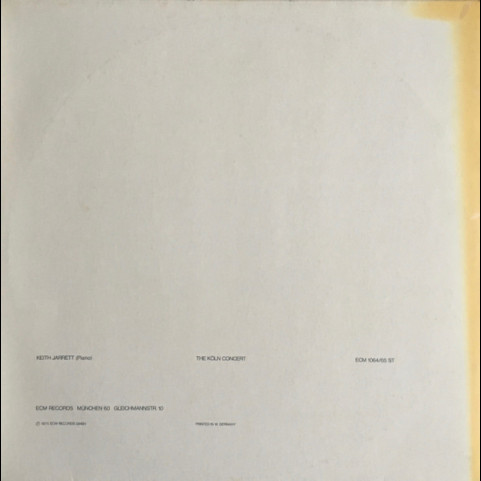 Keith Jarrett - The Köln Concert [2LP]