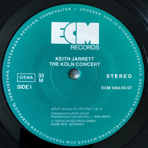 Keith Jarrett - The Köln Concert [2LP]