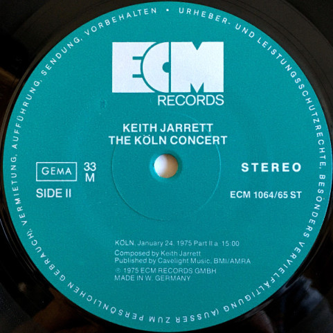 Keith Jarrett - The Köln Concert [2LP]