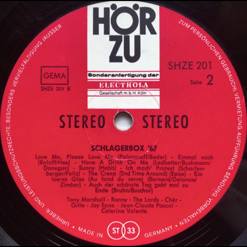Various - Schlagerbox '67 (1967) [1LP]
