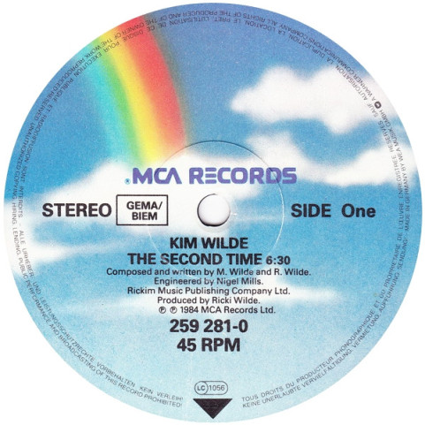 Kim Wilde - The Second Time (1984) [12"]