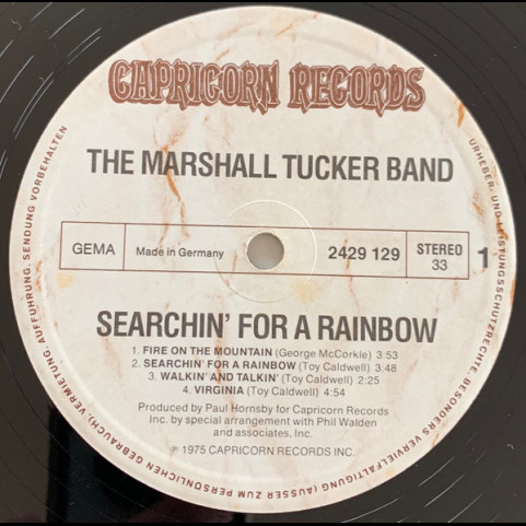 Marshall Tucker Band, The - Searchin' For A Rainbow (1975) [1LP]
