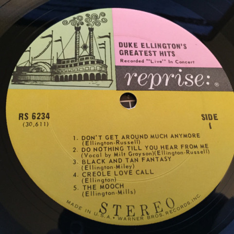Duke Ellington - Duke Ellington's Greatest Hits (1967) [1LP]