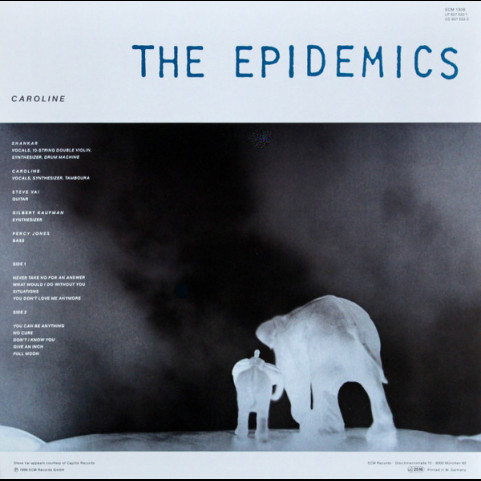 Epidemics, The : Shankar / Caroline (2) - The Epidemics (1986) [1LP]