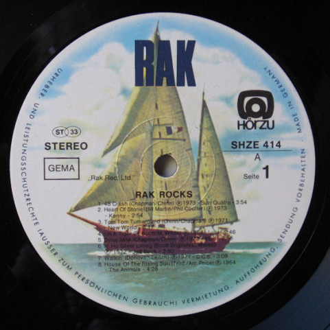 Various - Rak Rocks (1974) [1LP]