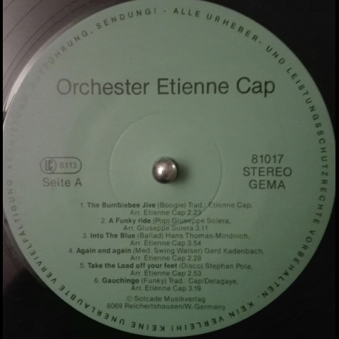 Orchester Etienne Cap - Orchester Etienne Cap (1986) [1LP]