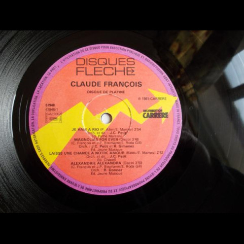 Claude François - Disque De Platine (1981) [1LP]
