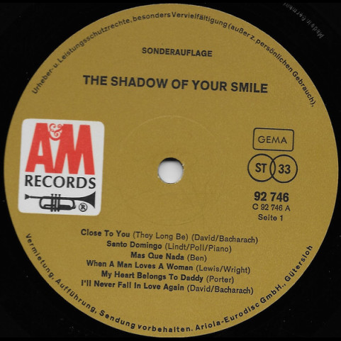 Various - The Shadow Of Your Smile [1LP]