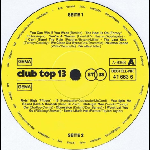Various - 16 Top Hits - Aus Den Hitparaden: Juli / August 1985 (1985) [1LP]