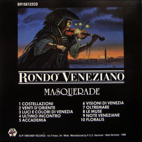 Rondò Veneziano - Masquerade (1989) [1LP]