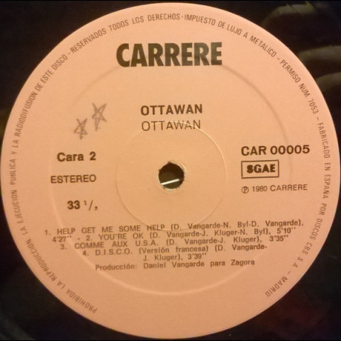 Ottawan - D.I.S.C.O. (1980) [1LP]