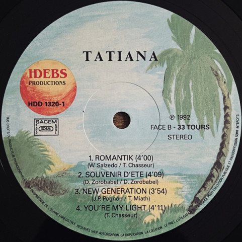 Tatiana Miath - New Generation (1992) [1LP]