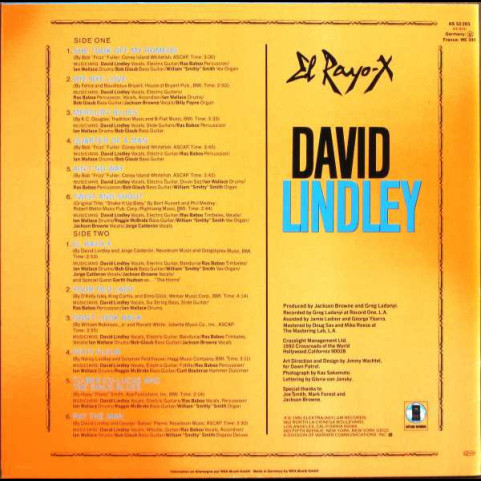 David Lindley - El Rayo-X (1981) [1LP]