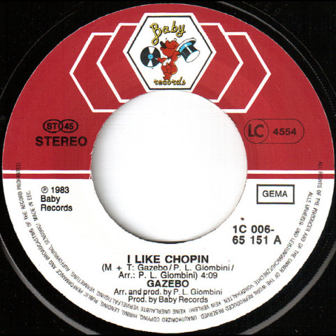 Gazebo - I Like Chopin (1983) [7"]