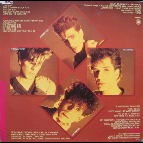Helen Schneider With Kick (2), The - Breakout (1983) [1LP]