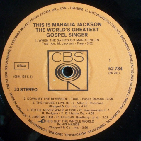 Mahalia Jackson - This Is Mahalia Jackson - The World's Greatest Gospel Singer [2LP]