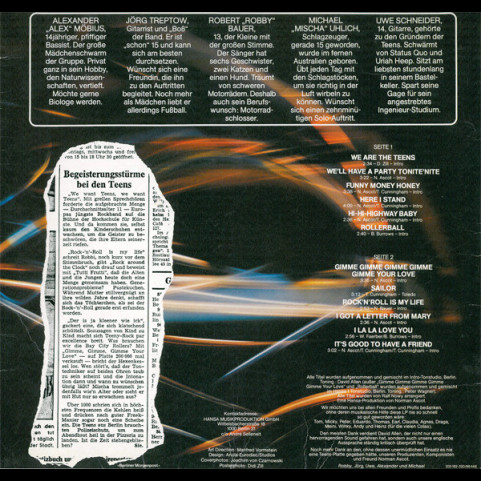 Teens, The - The Teens (1978) [1LP]