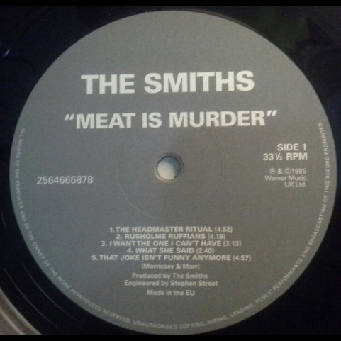 Smiths, The - Meat Is Murder (2012) [1LP]