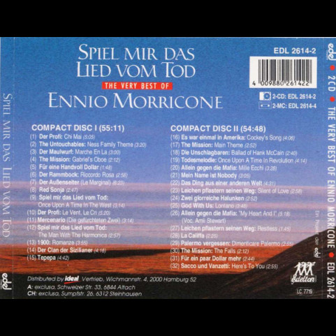 Ennio Morricone - Spiel Mir Das Lied Vom Tod - The Very Best Of (1992) [2CD]