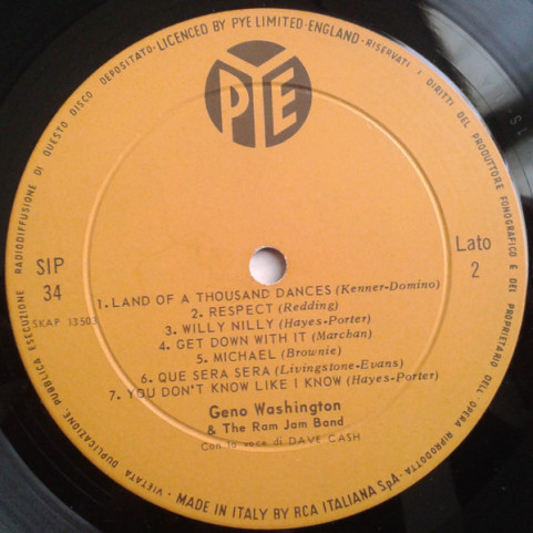 Geno Washington & The Ram Jam Band - Geno Washington & The Ram Jam Band (1966) [1LP]