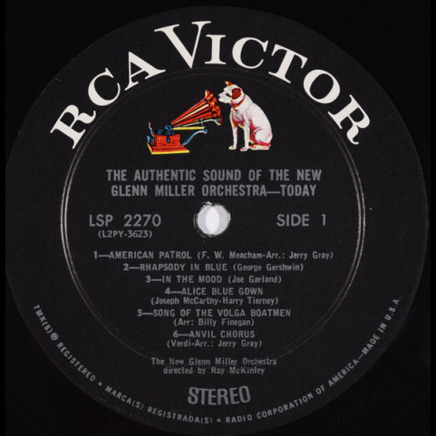 New Glenn Miller Orchestra, The - The Authentic Sound Of The New Glenn Miller Orchestra - Today (1961) [1LP]