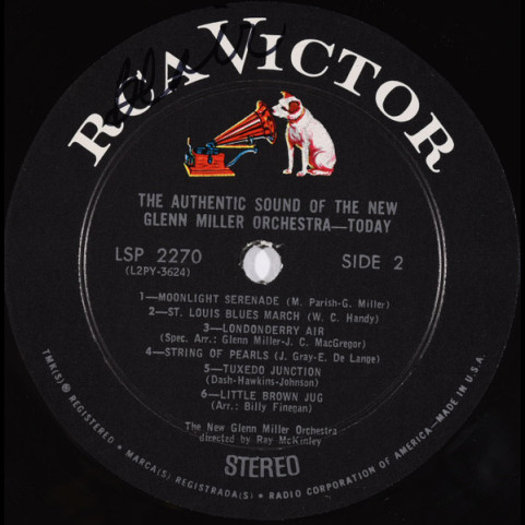 New Glenn Miller Orchestra, The - The Authentic Sound Of The New Glenn Miller Orchestra - Today (1961) [1LP]