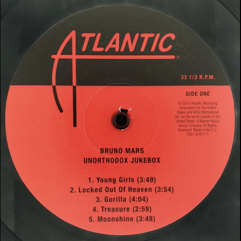 Bruno Mars - Unorthodox Jukebox (2012) [1LP]