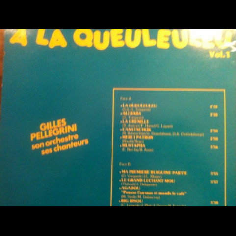 Gilles Pellegrini, Son Orchestre Et Ses Chanteurs - A La Queuleuleu - Vol. 1 (1989) [1LP]