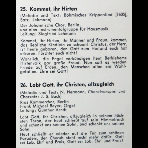 Various - Die Schönsten Weihnachtslieder [1LP]